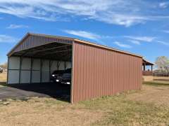 26x30x8 Carport with All Vertical and Triple Wide gallery 1