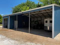 30x50x12 Combo All Vertical Agricultural Shed gallery 1