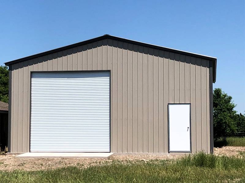 30x35x14 Workshop with Vertical Siding