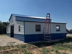 42x60x12/8 Barn with Pass Thru Doors gallery 6