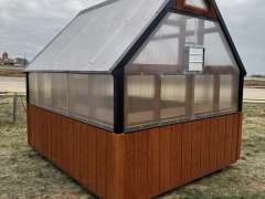 8x10 Greenhouse with Jatoba Stain & Electric  gallery 3