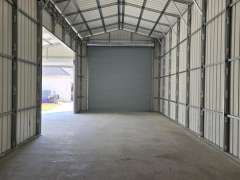 18x50x16 RV Garage with 15x50x12 Lean-to gallery 8