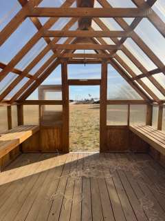 12x16 Greenhouse with Cedar Stain gallery 5