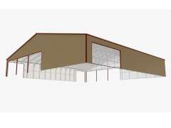 60x60x9 Clear-Span Barndo Shell gallery 1