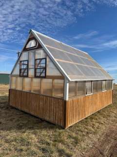 12x16 Greenhouse with Cedar Stain gallery 3