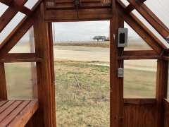8x10 Greenhouse with Jatoba Stain & Electric  gallery 6