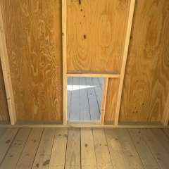 10x12 Chicken Coop with Blue Paint gallery 7