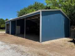 30x50x12 Combo All Vertical Agricultural Shed gallery 2