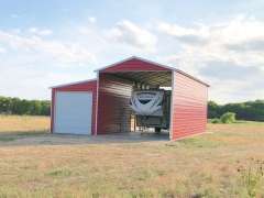 18x50x15 RV Cover with 12x50x11 Lean-to gallery 0