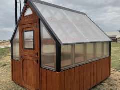 8x10 Greenhouse with Jatoba Stain & Electric  gallery 2