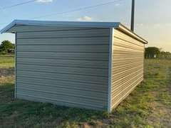 12x20x8/6 Loafing Shed with Eyebrow gallery 1