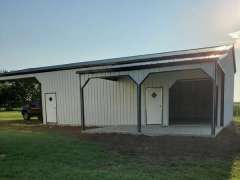 30x60x12 Workshop with carport and porch gallery 2