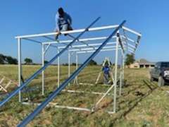 12x20x8/6 Loafing Shed with Eyebrow gallery 3