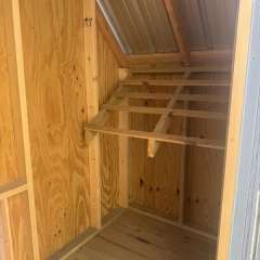10x12 Chicken Coop with Blue Paint gallery 5