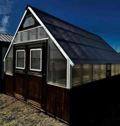 12x20 Greenhouse with Oxford Brown Stain gallery 1