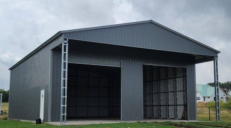 40x60x16 Clear-Span with front porch