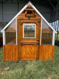 8x12 Greenhouse with Cedar Stain gallery 0