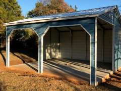 20x20x8 Loafing Shed with Tack Room gallery 1