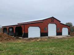 50x40x12/8 Barn with Front Porch gallery 1