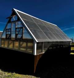 12x20 Greenhouse with Oxford Brown Stain gallery 3