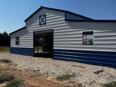 42x60x12/8 Barn with Pass Thru Doors gallery 5