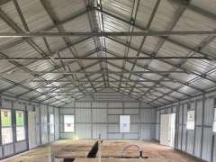 28x60x9 Barndo with 17x28x9 Gable Extension and 10x20x8 Porch gallery 2