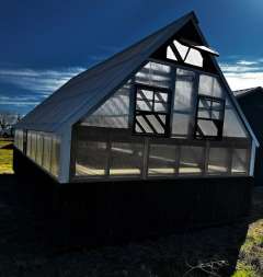12x20 Greenhouse with Oxford Brown Stain gallery 2