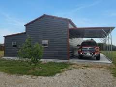 18x40x13 RV Cover with Porch and Lean-to gallery 1