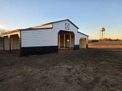 42x25x12/8 Barn with Loafing Shed gallery 6
