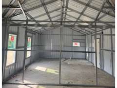28x60x9 Barndo with 17x28x9 Gable Extension and 10x20x8 Porch gallery 4