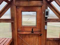 8x10 Greenhouse with Jatoba Stain & Electric  gallery 7