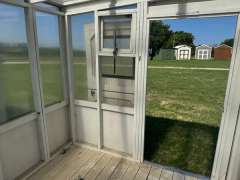 8x10 Single Slope Greenhouse with White Paint gallery 5