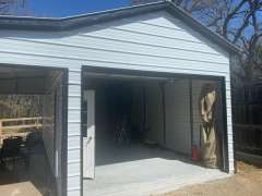 14x34x10 Single Car Garage with 12x20x8 Porch gallery 4