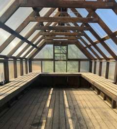 10x16 Greenhouse with Oxford Brown Stain gallery 4