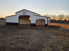 42x25x12/8 Barn with Loafing Shed gallery 3