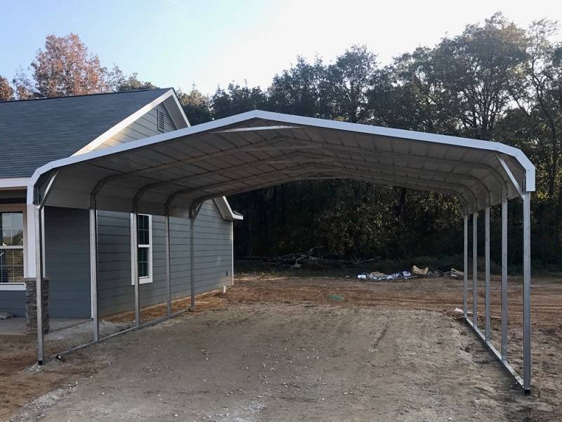 20x20x6 Carport with Regular Roof