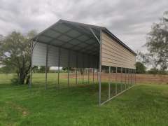 18x40x13 Vertical Roof RV Cover gallery 0