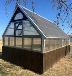 10x16 Greenhouse with Oxford Brown Stain gallery 3