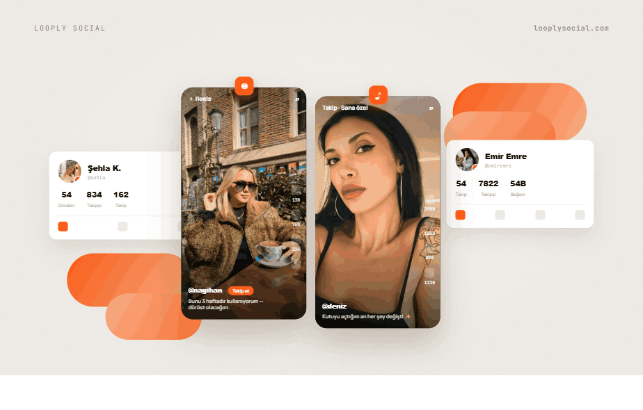 UGC reklam formatlarının mobil ekrandaki görünümü: dikey video, altyazı ve içerik üreticisi profilleri