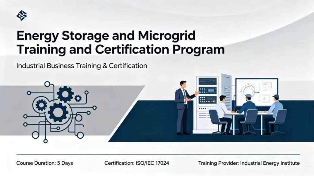 Energy Storage and Microgrid Training and Certification Program