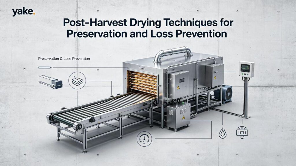 Post-Harvest Drying Techniques for Preservation and Loss Prevention