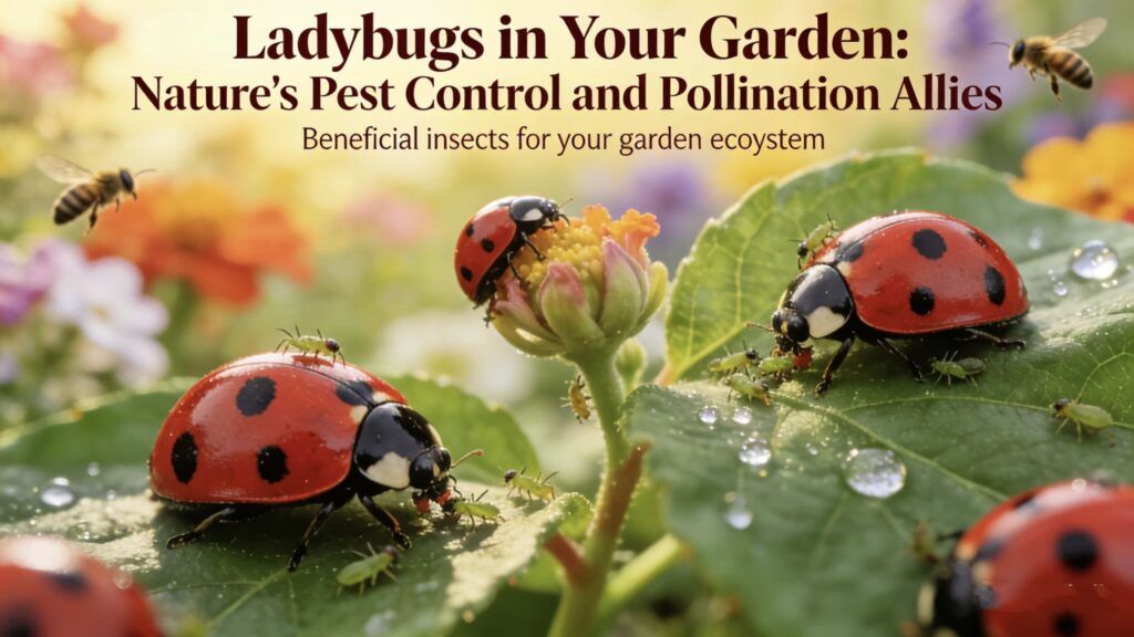 Ladybugs in Your Garden: Nature’s Pest Control and Pollination Allies