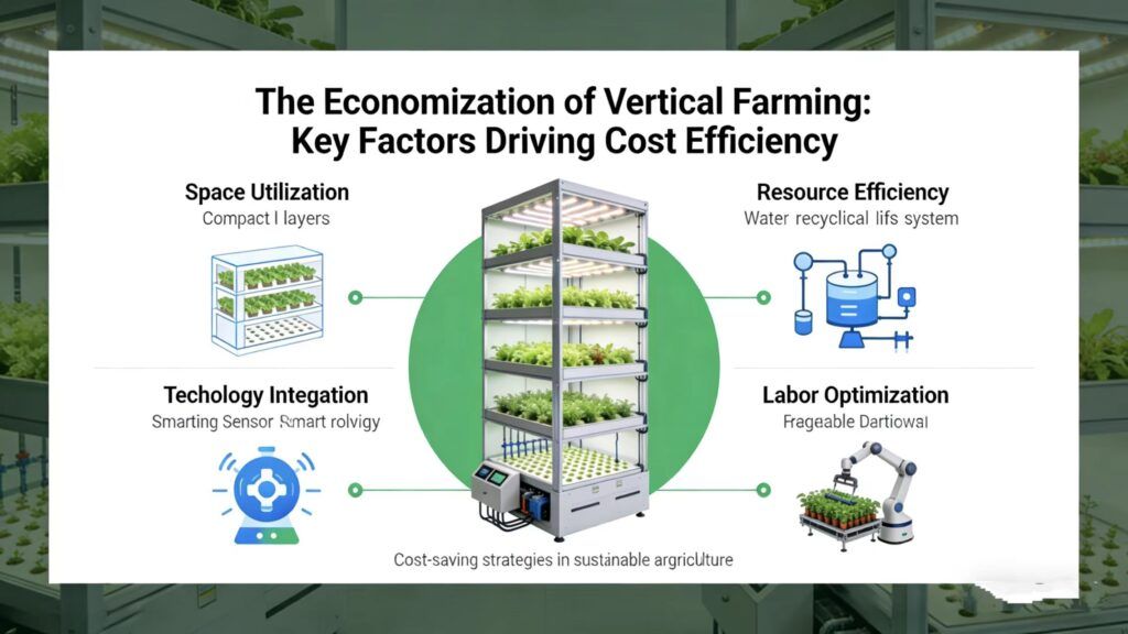 The Economization of Vertical Farming: Key Factors Driving Cost Efficiency