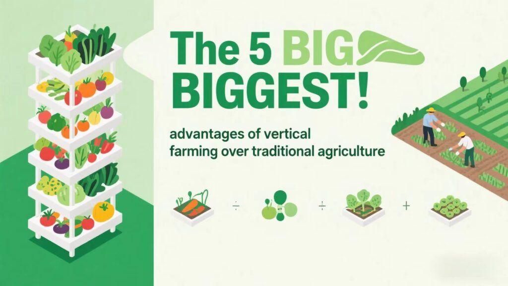 The 5 BIGGEST advantages of vertical farming over traditional agriculture