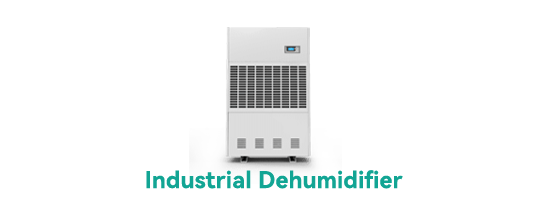 Industrial dehumidifier equipment selected after moisture load and airflow inputs are defined.