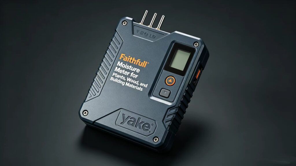 Faithfull Moisture Meter for Plants, Wood, and Building Materials