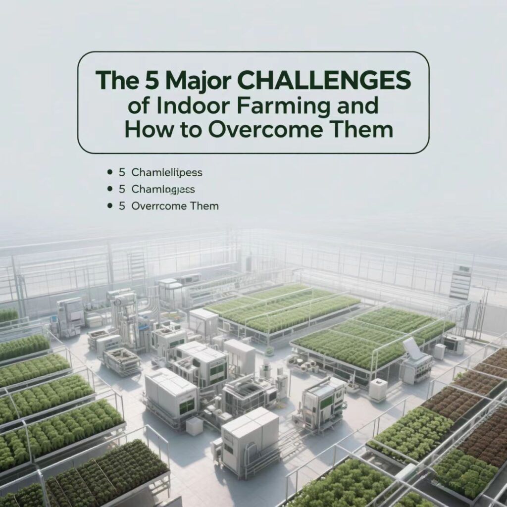 The 5 Major CHALLENGES of Indoor Farming and How to Overcome Them