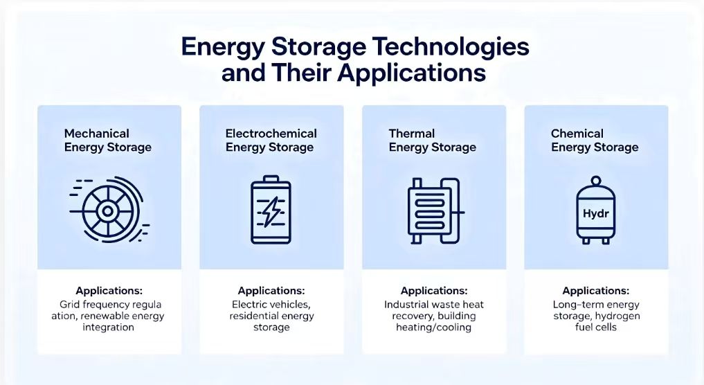 Energy Storage Technologies and Their Applications