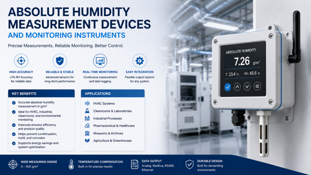 Absolute Humidity Measurement Devices and Monitoring Instruments