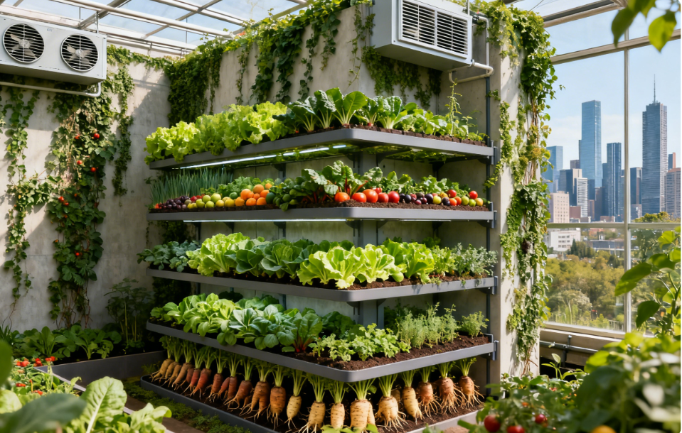 Urban Greenhouse Design for Sustainable Agriculture